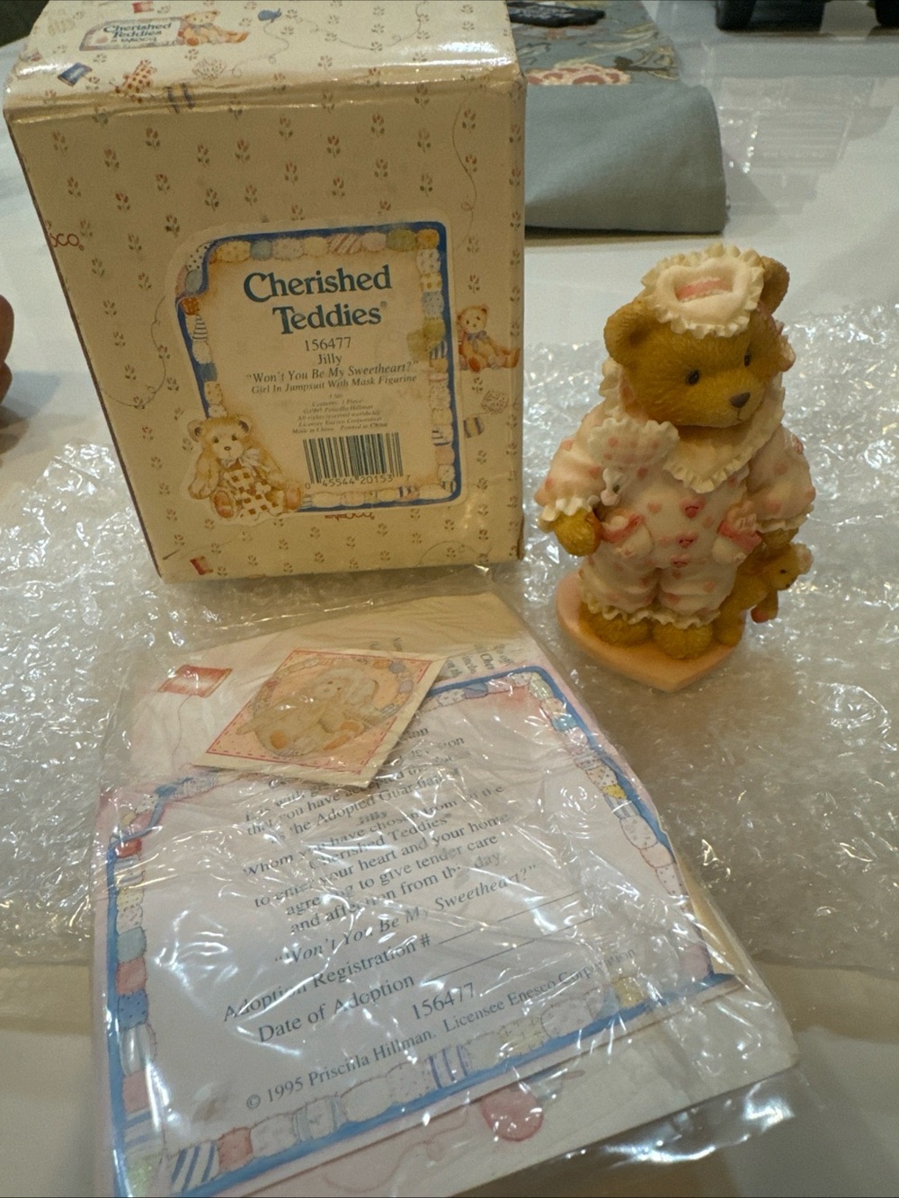 Cherished Teddies: Jilly “Won’t you be my sweetheart” #156477